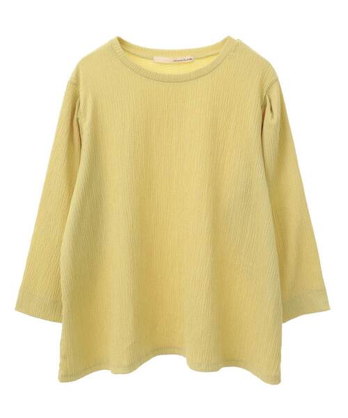 MELROSE claire（メルローズ クレール）の「【ふくれ地柄タックスリーブプルオーバー】（Tシャツ/カットソー・レディース・アイボリー/ブラック/イエロー・FREE）」の19枚目の写真