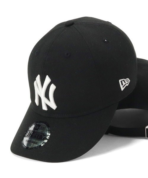 dogs kohh New Era 9THIRTY 黒 キャップ 9THIRTY ニューヨーク・ヤンキース ノンウォッシュコットン