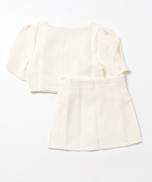 Silly(シリー)の「スクエアネックジャケットセットアップ(セットアップ・レディース・ホワイト・SMALL/MEDIUM/LARGE)」の8枚目の写真