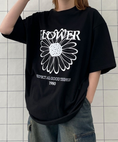 ★韓国★【MALBON】オーバーフィット ピケ Tシャツ A'GEM/9 × .kom『SINCITY/シンシティ』Hologram Logo T-Shirt