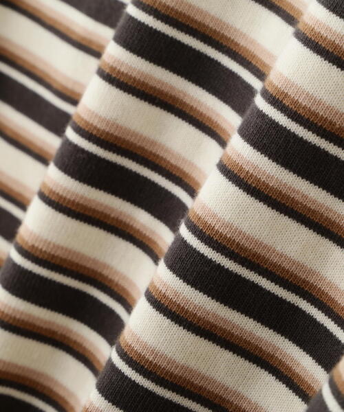 FREE'S MART(フリーズマート)の「ボーダーポロクロップドトップス(ポロシャツ・レディース・ボルドー/グレー/ネイビー・FREE)」の12枚目の写真