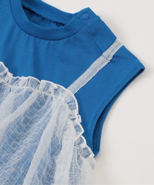 BREEZE(ブリーズ)の「【リンク】チュールドッキングボディーオール(ロンパース・キッズ・ブルー/ピンク・70/80)」の16枚目の写真
