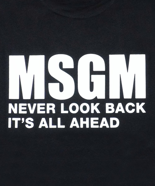 tシャツ NEVER LOOK BACK ステートメントロゴ クロップドTシャツ レディース セール】NEVER LOOK BACK ステートメントロゴ クロップドTシャツ