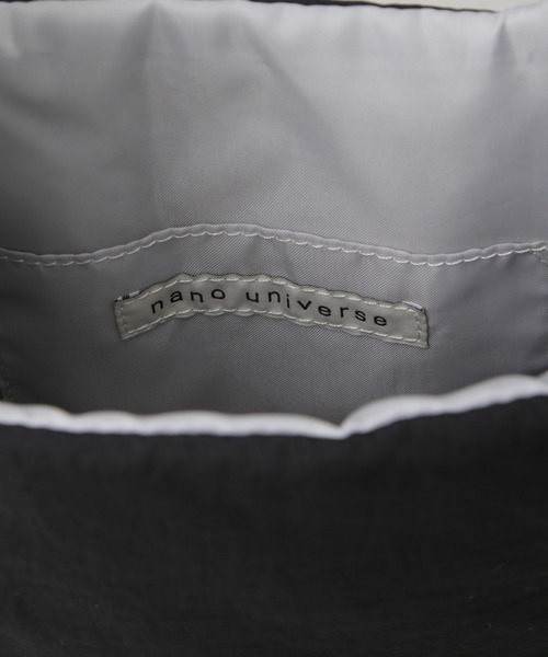 NANO universe（ナノユニバース）の「「NJ/CLUB」中綿マルシェバッグ（トートバッグ・メンズ・ターコイズブルー/ブラック/ベージュ/ロイヤルブルー・FREE）」の12枚目の写真