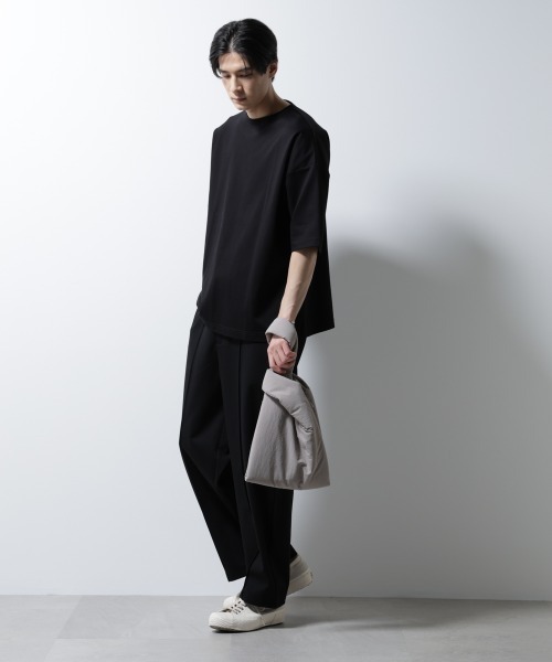 NANO universe(ナノユニバース)の「「NJ/CLUB」中綿マルシェバッグ(トートバッグ・メンズ・ターコイズブルー/ブラック/ベージュ/ロイヤルブルー・FREE)」の13枚目の写真