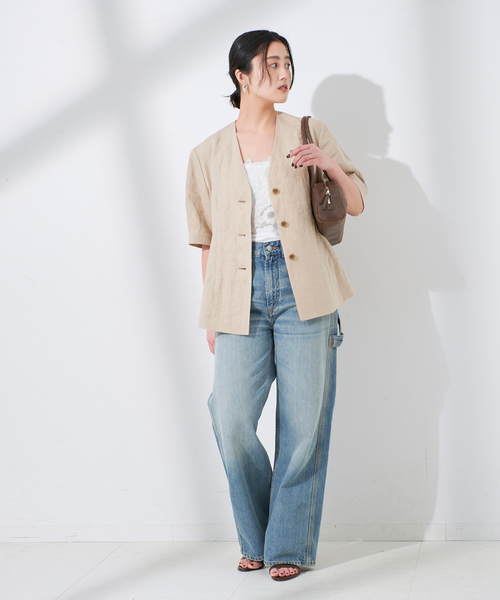 journal standard L'essage（ジャーナルスタンダードレサージュ）の「《追加》【MAURIZIO MYKONOS/マウリツィオ ミコノス】TOPS：ブラウス（シャツ/ブラウス・レディース・ホワイト・MEDIUM）」の5枚目の写真