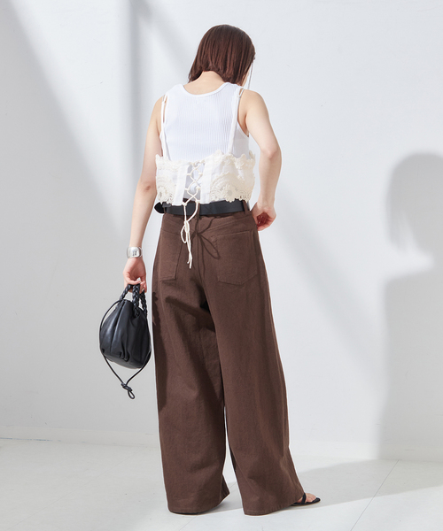 journal standard L'essage（ジャーナルスタンダードレサージュ）の「《追加》【MAURIZIO MYKONOS/マウリツィオ ミコノス】TOPS：ブラウス（シャツ/ブラウス・レディース・ホワイト・MEDIUM）」の10枚目の写真