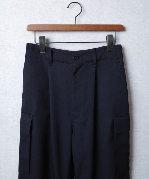 KATO`（カトー）の「【KATO'/カトー】232 ウール ツイル 6P カーゴパンツ KP2334411（カーゴパンツ・メンズ・ネイビー/グレー・SMALL/MEDIUM/LARGE）」の14枚目の写真