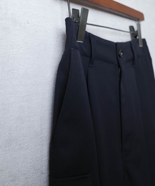 KATO`（カトー）の「【KATO'/カトー】232 ウール ツイル 6P カーゴパンツ KP2334411（カーゴパンツ・メンズ・ネイビー/グレー・SMALL/MEDIUM/LARGE）」の18枚目の写真