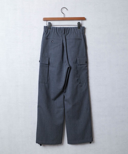KATO`（カトー）の「【KATO'/カトー】232 ウール ツイル 6P カーゴパンツ KP2334411（カーゴパンツ・メンズ・ネイビー/グレー・SMALL/MEDIUM/LARGE）」の8枚目の写真