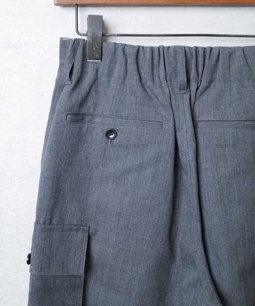 KATO`（カトー）の「【KATO'/カトー】232 ウール ツイル 6P カーゴパンツ KP2334411（カーゴパンツ・メンズ・ネイビー/グレー・SMALL/MEDIUM/LARGE）」の9枚目の写真