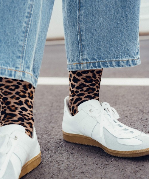Subciety（サブサエティ）の「Leopard socks（ソックス/靴下・メンズ・ベージュ/ブラック・FREE）」の13枚目の写真