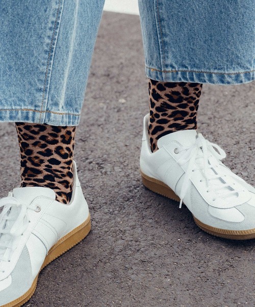 Subciety（サブサエティ）の「Leopard socks（ソックス/靴下・メンズ・ベージュ/ブラック・FREE）」の14枚目の写真