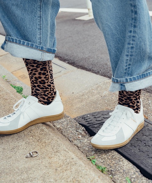 Subciety（サブサエティ）の「Leopard socks（ソックス/靴下・メンズ・ベージュ/ブラック・FREE）」の16枚目の写真