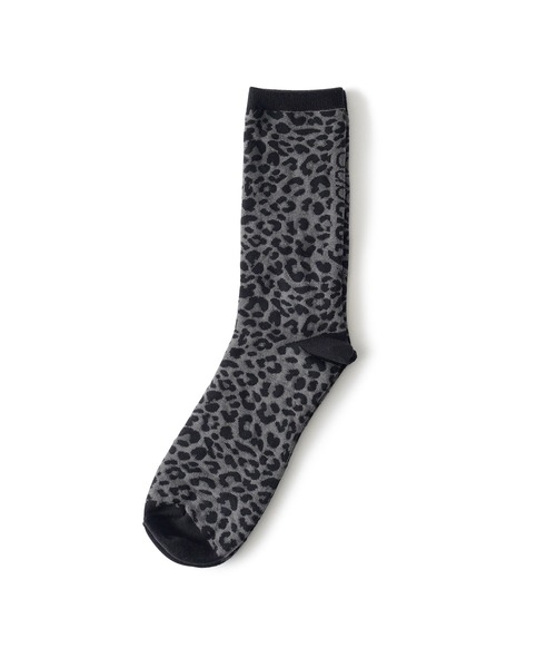 Subciety（サブサエティ）の「Leopard socks（ソックス/靴下・メンズ・ベージュ/ブラック・FREE）」の5枚目の写真