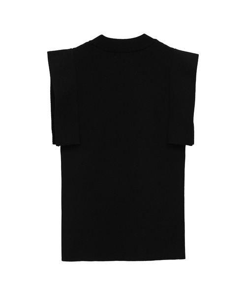 トップス CLANE SQUARE SLEEVE KNIT TOPS CLANE/クラネ】SQUARE SLEEVE KNIT TOPS/スクエアスリーブ