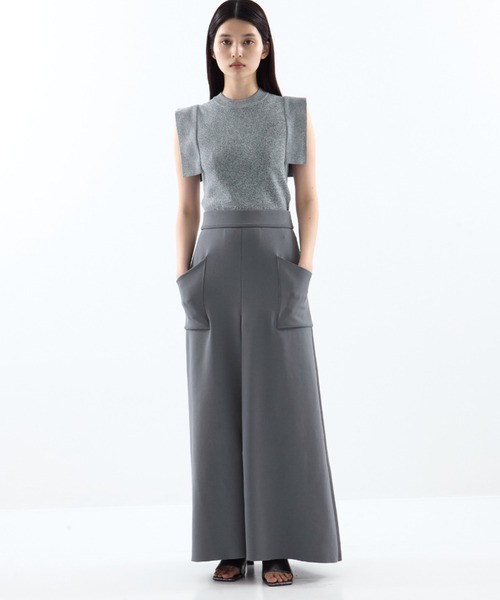 CLANE（クラネ）の「【CLANE/クラネ】SQUARE SLEEVE KNIT TOPS/スクエアスリーブトップス（ニット/セーター・レディース・アイボリー/ブラック/ブルー・1）」の16枚目の写真