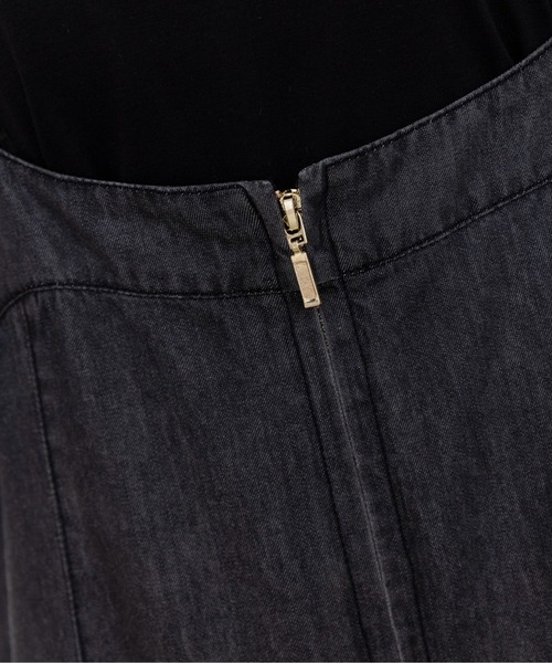 Eimee Law（エイミーロウ）の「フロントジップ テンセルデニムジャンスカ（ジャンパースカート・レディース・ダークグレー/ライトブルー/ブルー・FREE）」の11枚目の写真