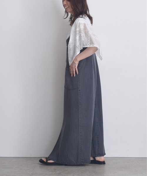 フロントジップ テンセルデニムジャンスカ Eimee Law│Eimee Law