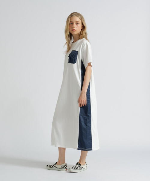 AVIREX（アヴィレックス）の「《WEB&DEPOT限定》MA-1 POCKET ONEPIECE/MA-1ポケット ワンピース（ワンピース・レディース・ホワイト/ブラック・F）」の16枚目の写真