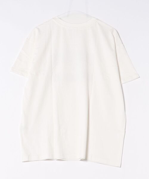 Honeys(ハニーズ)の「【UVカット】カレッジロゴゆるTシャツ(Tシャツ/カットソー・レディース・ホワイト/グリーン/ネイビー/スミクロ/オートミール・S/M/LL/L)」の11枚目の写真