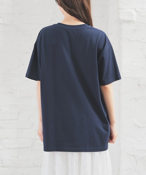 UVカット】カレッジロゴゆるTシャツ（Tシャツ/カットソー