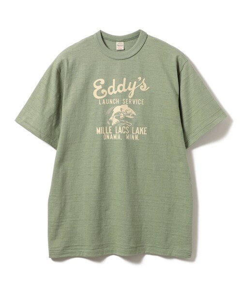WAREHOUSE(ウエアハウス)の「【別注】WAREHOUSE & CO. / Lot 4601 Print Tshirt #3(Tシャツ/カットソー・メンズ・グリーン系その他・XL/L/M/S)」の1枚目の写真