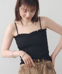 RETRO GIRL | クロスシャーリングカップ付キャミ(キャミソール)