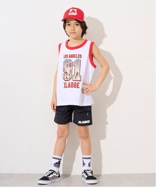 XLARGE KIDS（エクストララージキッズ）の「ワークショートパンツ（その他パンツ・キッズ・カラフル/イエロー/ブラック・120cm/130cm/80ｃｍ/90cm/140cm/100cm/110cm）」の4枚目の写真