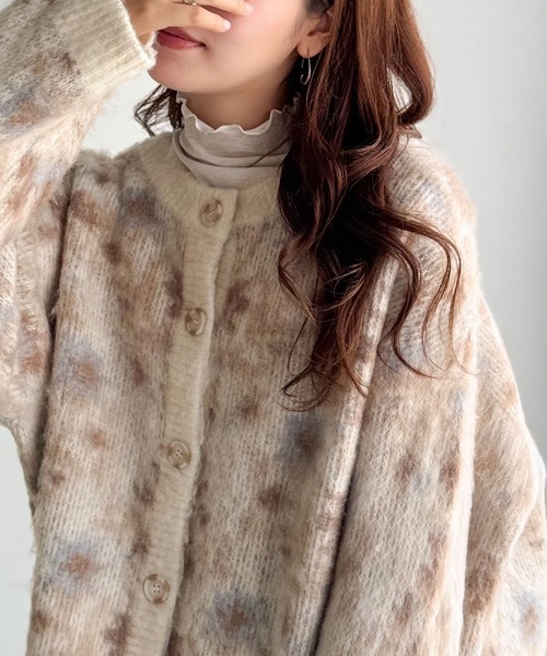 セール】大人可愛いヴィンテージ調。モヘアタッチ前後2wayアンティーク
