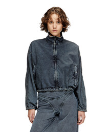 レディース ロングTシャツ モックネック リブ トップス（Tシャツ