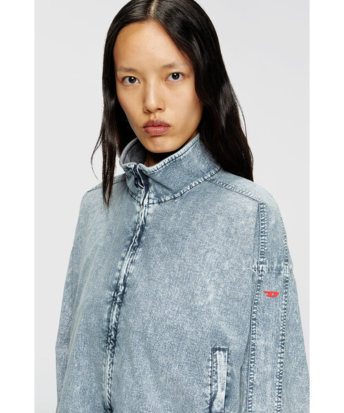 DIESEL（ディーゼル）の「ウィメンズ ブルゾン G-LEAM-R1（ブルゾン・レディース・ブラック/ライトインディゴブルー・38/40/42/44）」の13枚目の写真