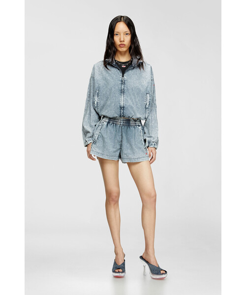 DIESEL（ディーゼル）の「ウィメンズ ブルゾン G-LEAM-R1（ブルゾン・レディース・ブラック/ライトインディゴブルー・38/40/42/44）」の14枚目の写真