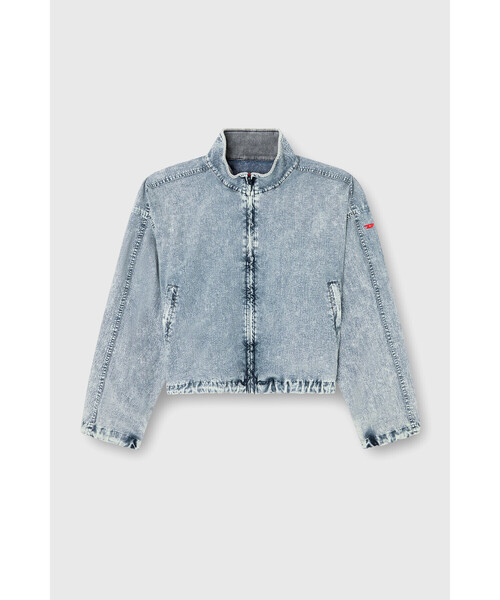 DIESEL（ディーゼル）の「ウィメンズ ブルゾン G-LEAM-R1（ブルゾン・レディース・ブラック/ライトインディゴブルー・38/40/42/44）」の17枚目の写真