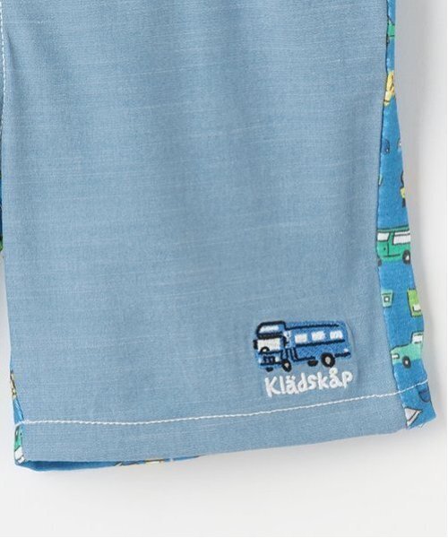 kladskap(クレードスコープ)の「前後切替乗り物5分丈パンツ(その他パンツ・キッズ・サックスブルー/チャコール・90cm/100cm/80cm/120cm/110cm)」の7枚目の写真