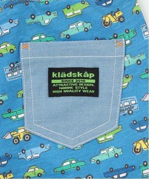 kladskap(クレードスコープ)の「前後切替乗り物5分丈パンツ(その他パンツ・キッズ・サックスブルー/チャコール・90cm/100cm/80cm/120cm/110cm)」の10枚目の写真