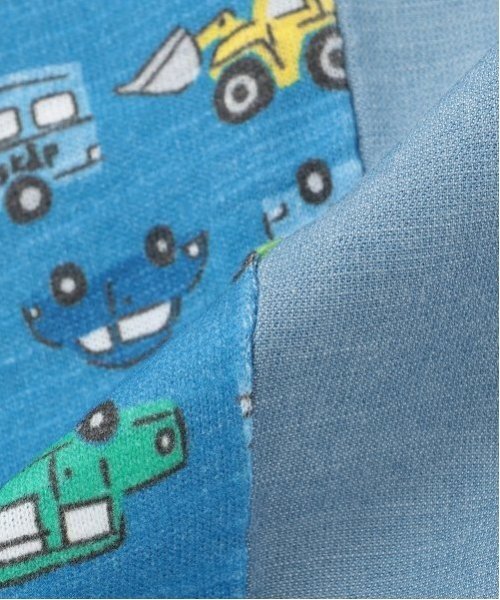 kladskap(クレードスコープ)の「前後切替乗り物5分丈パンツ(その他パンツ・キッズ・サックスブルー/チャコール・90cm/100cm/80cm/120cm/110cm)」の11枚目の写真