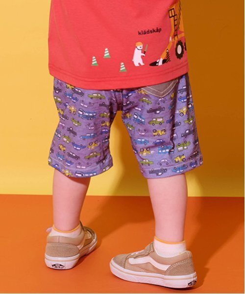 kladskap(クレードスコープ)の「前後切替乗り物5分丈パンツ(その他パンツ・キッズ・サックスブルー/チャコール・90cm/100cm/80cm/120cm/110cm)」の16枚目の写真