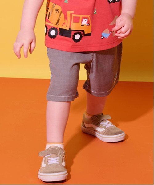 kladskap(クレードスコープ)の「前後切替乗り物5分丈パンツ(その他パンツ・キッズ・サックスブルー/チャコール・90cm/100cm/80cm/120cm/110cm)」の17枚目の写真