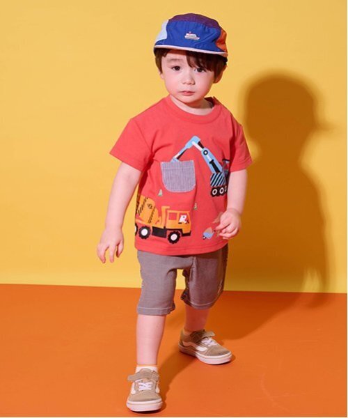 kladskap(クレードスコープ)の「前後切替乗り物5分丈パンツ(その他パンツ・キッズ・サックスブルー/チャコール・90cm/100cm/80cm/120cm/110cm)」の21枚目の写真