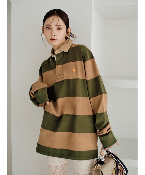 【美品】SNIDEL 【POLO RALPH LAUREN】ラグビーシャツ POLO RALPH LAUREN】ラグビーシャツ（カットソー/Tシャツ）｜SNIDEL