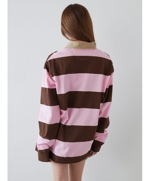 SNIDEL（スナイデル）の「【POLO RALPH LAUREN】ラグビーシャツ（Tシャツ/カットソー・レディース・カーキ・S）」の10枚目の写真