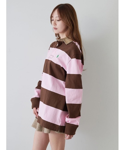 SNIDEL（スナイデル）の「【POLO RALPH LAUREN】ラグビーシャツ（Tシャツ/カットソー・レディース・カーキ・S）」の11枚目の写真