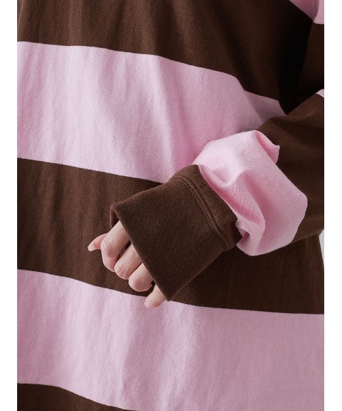 SNIDEL（スナイデル）の「【POLO RALPH LAUREN】ラグビーシャツ（Tシャツ/カットソー・レディース・カーキ・S）」の12枚目の写真