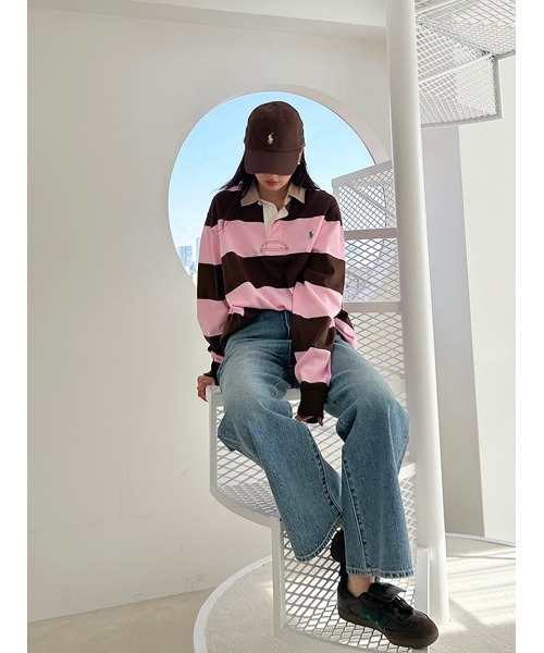 SNIDEL（スナイデル）の「【POLO RALPH LAUREN】ラグビーシャツ（Tシャツ/カットソー・レディース・カーキ・S）」の19枚目の写真