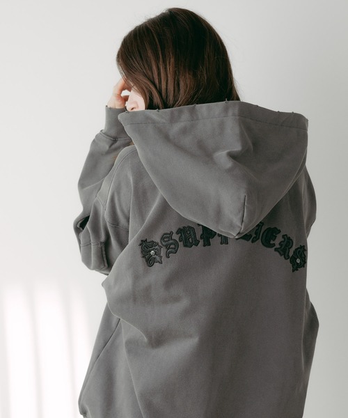 セール】SUPPLIER/サプライヤー Fleur Switching ZIp Hoodie