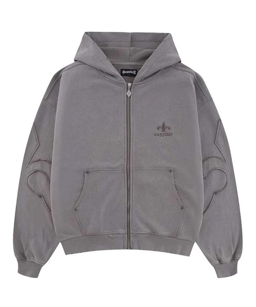 セール】SUPPLIER/サプライヤー Fleur Switching ZIp Hoodie ジップ