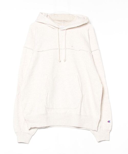Champion(チャンピオン)の「【Champion/チャンピオン】直営限定コレクション メンズ フーデッドスウェットシャツ(パーカー・メンズ・パープル/オートミール/ブラック・LARGE/X-LARGE/SMALL/MEDIUM)」の3枚目の写真