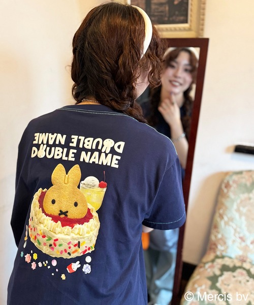 ミッフィー展 70thおばあちゃん Tシャツ 黒 セール】【miffy 70周年】バリエーションTシャツ（Tシャツ