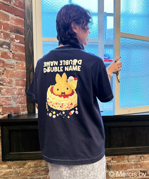 ミッフィー展 70thおばあちゃん Tシャツ 黒 セール】【miffy 70周年】バリエーションTシャツ（Tシャツ
